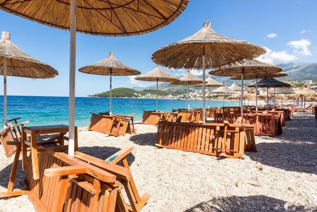 Potam'sea Bliss 2 - Front, Parking & Sun Beds Apartament Himara